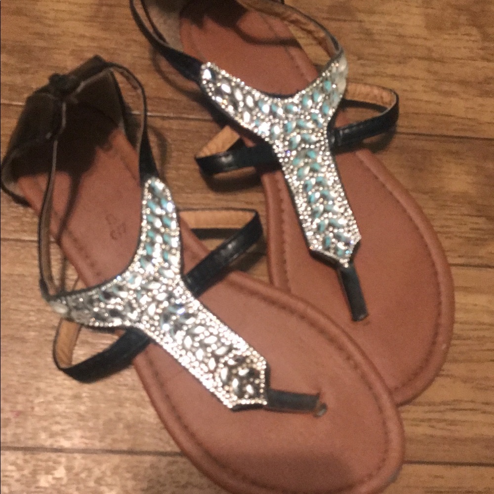 Bling gladiator sandals